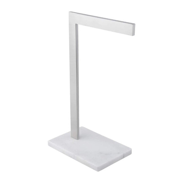 Crestone Towel Holder Stand For Bathroom, Countertop Towel Stand With
